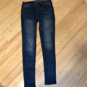 American Eagle dark wash jeggings
